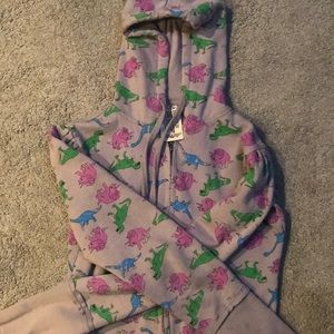 Dinosaur hooded sweatshirt